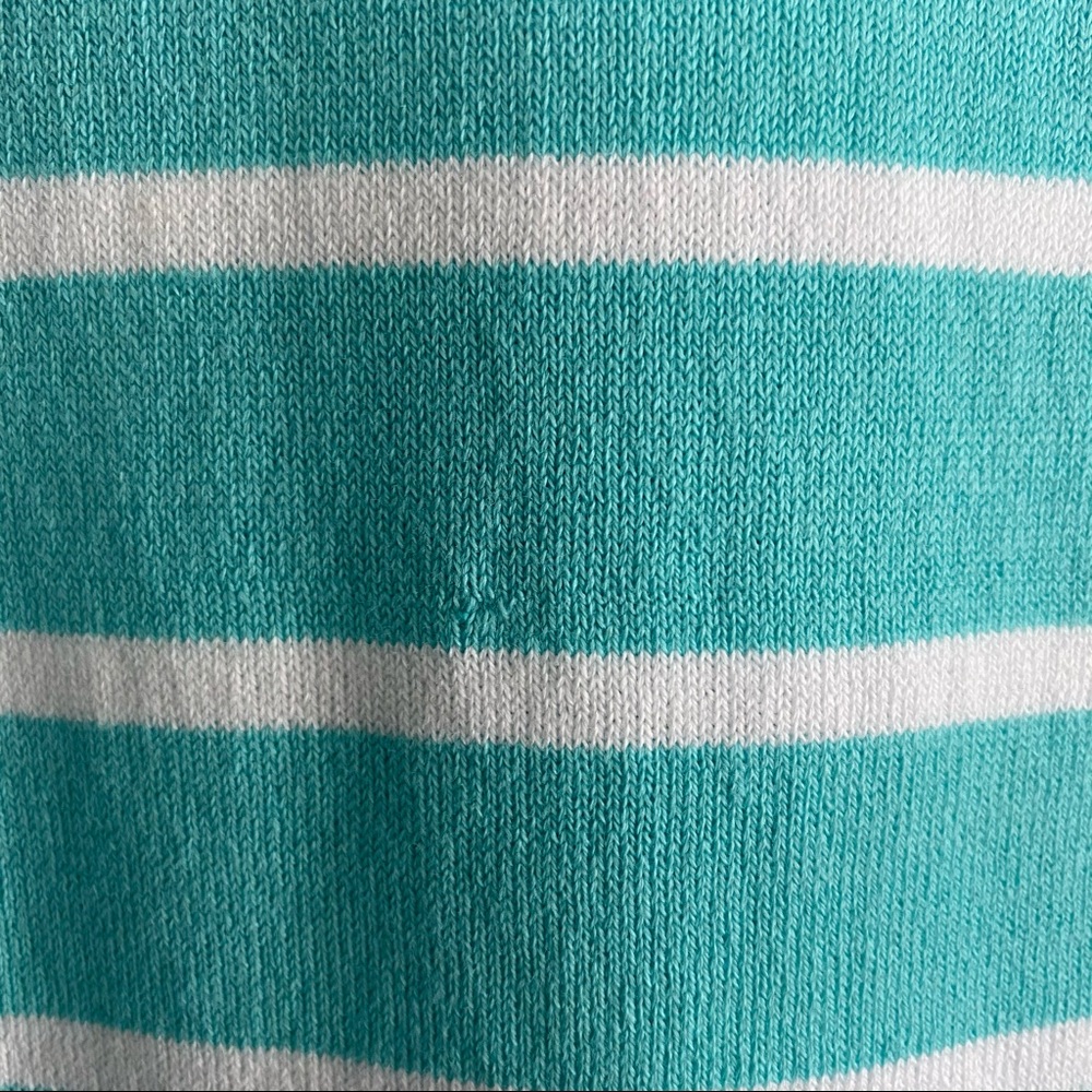 Sail To Sable | Aqua & White Striped Knit Dress ⚓️ - Picture 5 of 5
